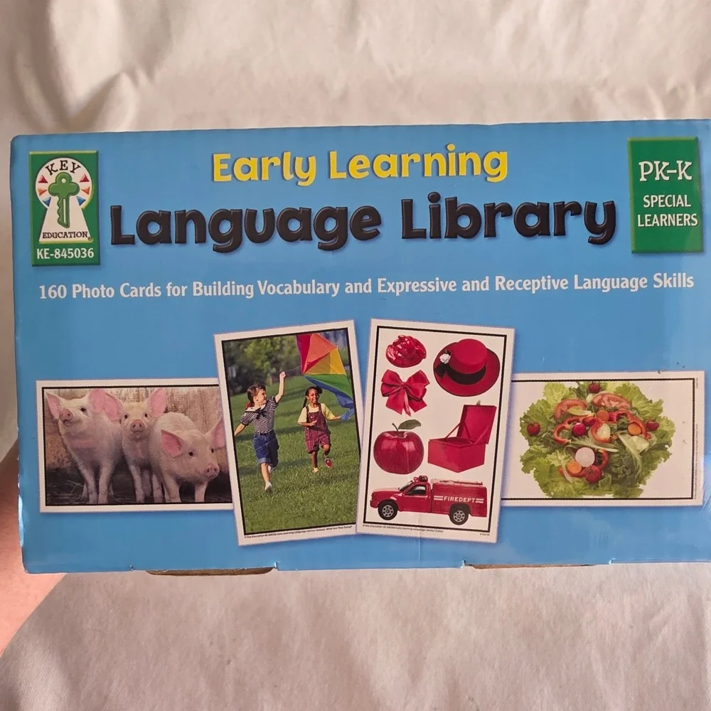 Speech Therapy Lot of 3: Language Library, Positions Match Me Game & Why Connect